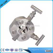 2 piece double block & bleed valve